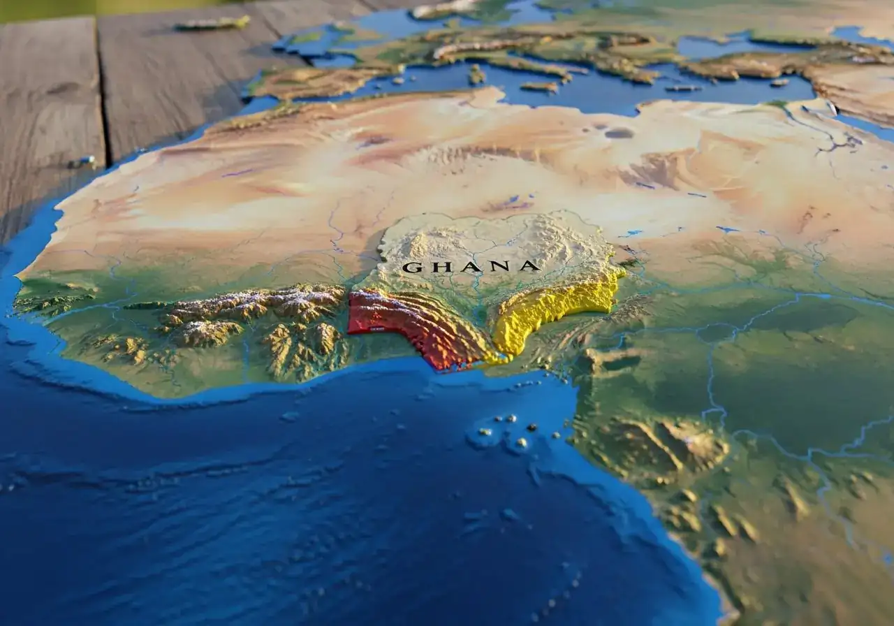 Carte de l'Afrique de l'Ouest montrant les pays membres de la CEDEAO